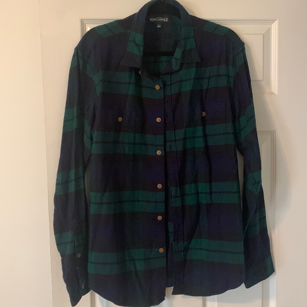 J Crew Flannel Button Down Shirt